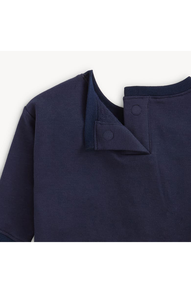 Magnetic Me Brushed Fleece Magnetic Sweatshirt & Joggers Set, Alternate, color, Dress Blue