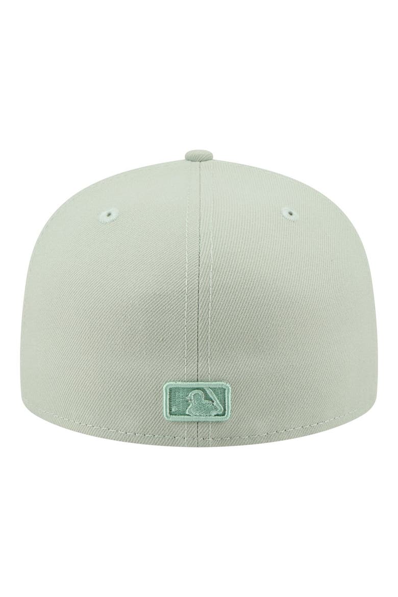 Men's New Era Green Los Angeles Dodgers Color Pack 59FIFTY Fitted Hat, Alternate, color, Green