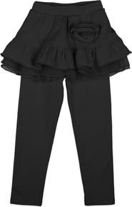 JOE-ELLA Kids' Skirted Leggings