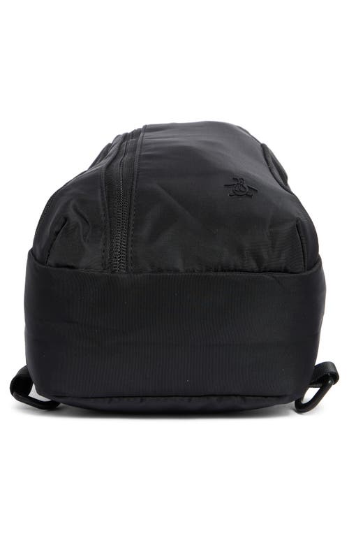 Original Penguin Sleek Convertible Slingbag In Black