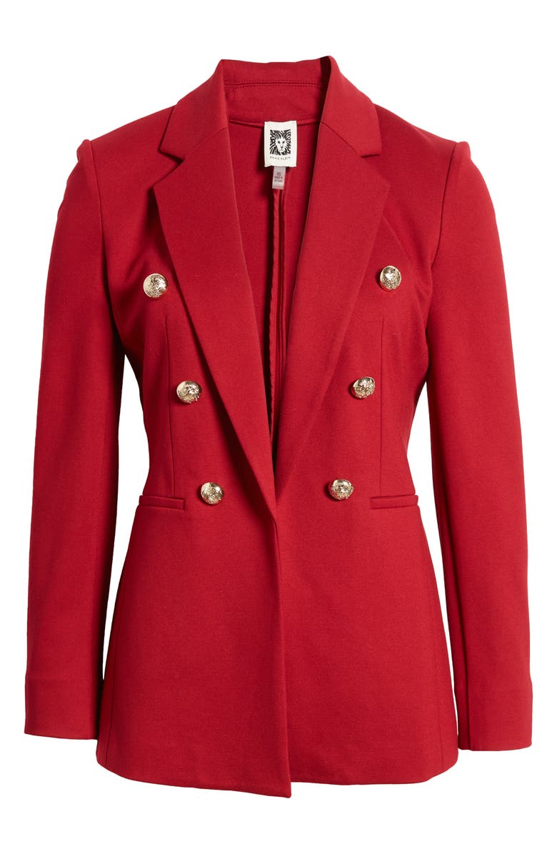 Anne Klein Faux Double Breasted Jacket, Alternate, color, 
