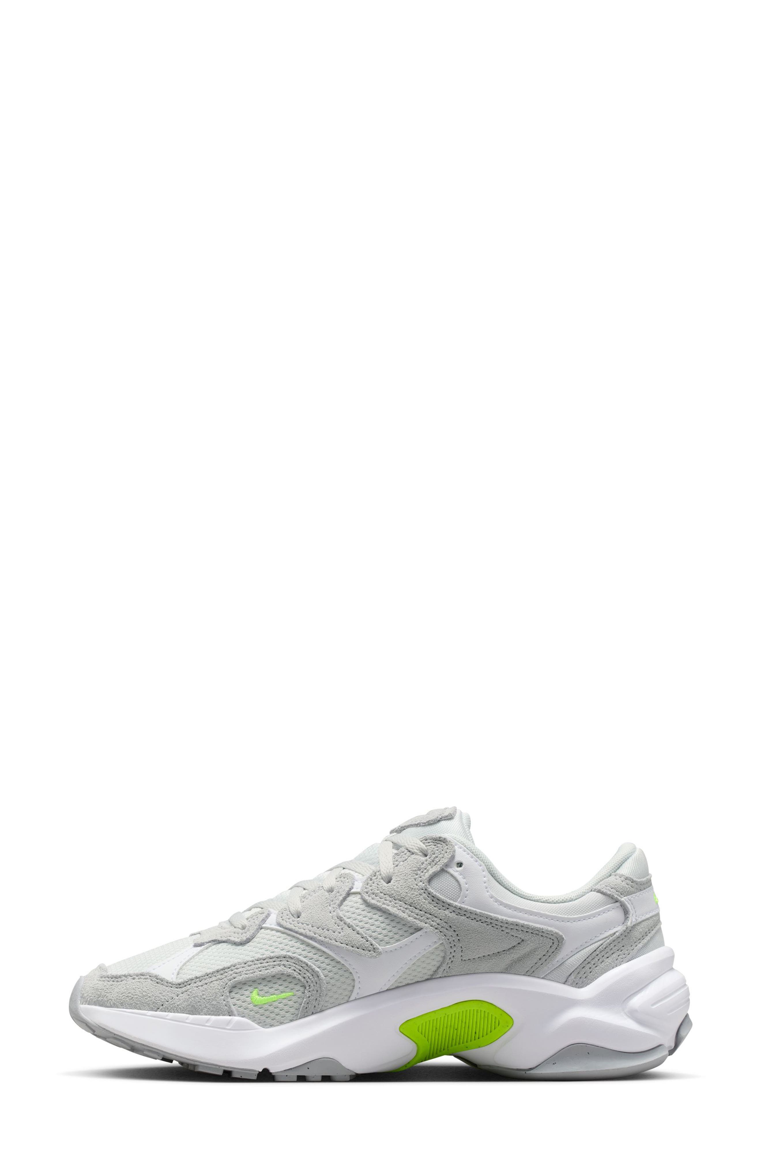 Nike AL8 Sneaker, Alternate, color, Wolf Grey/ Volt/ Dust/ White