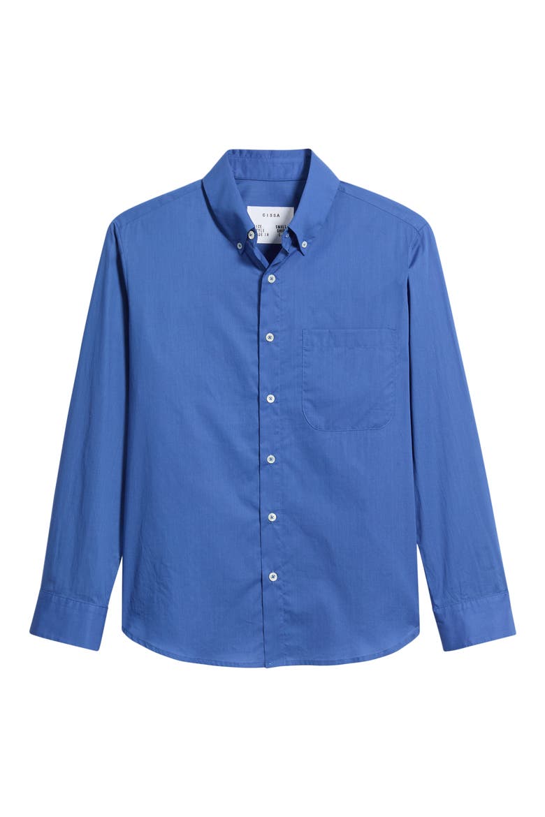 Cotton Shirt, Alternate, color, ADMIRAL BLUE