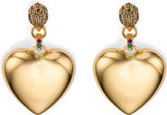 Kurt Geiger London Statement Heart Drop Earrings