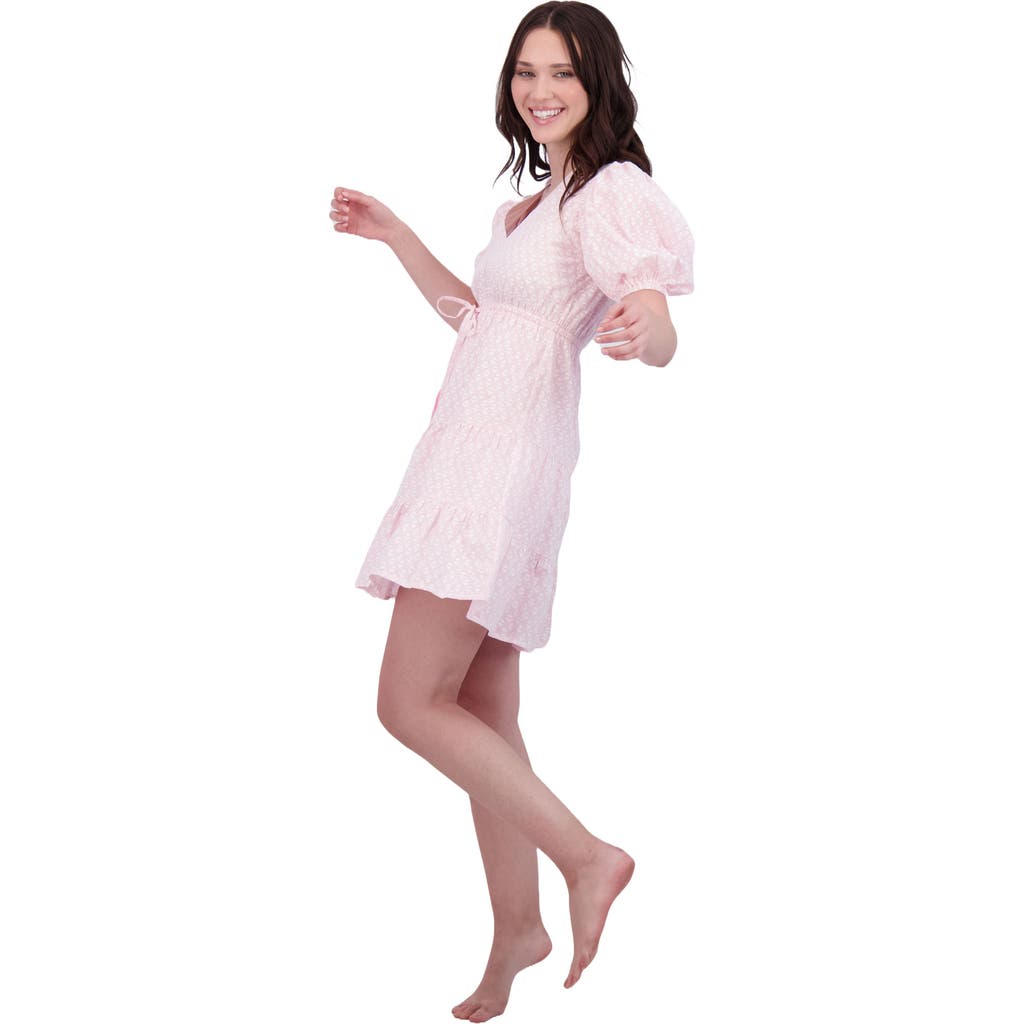 Mer St. Barth Mini Dress Rose Stripe In Pink