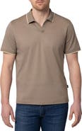 34 Heritage Riviera Tipped Pima Cotton Polo