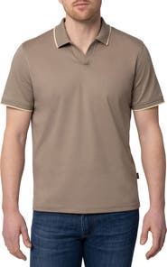 34 Heritage Riviera Tipped Pima Cotton Polo