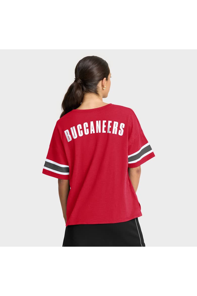 Women's Fanatics Red Tampa Bay Buccaneers Redzone Curl Route T-Shirt, Alternate, color, Red