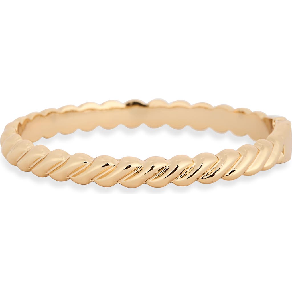 Ettika Twisted Stacking Bangle Bracelet In Gold