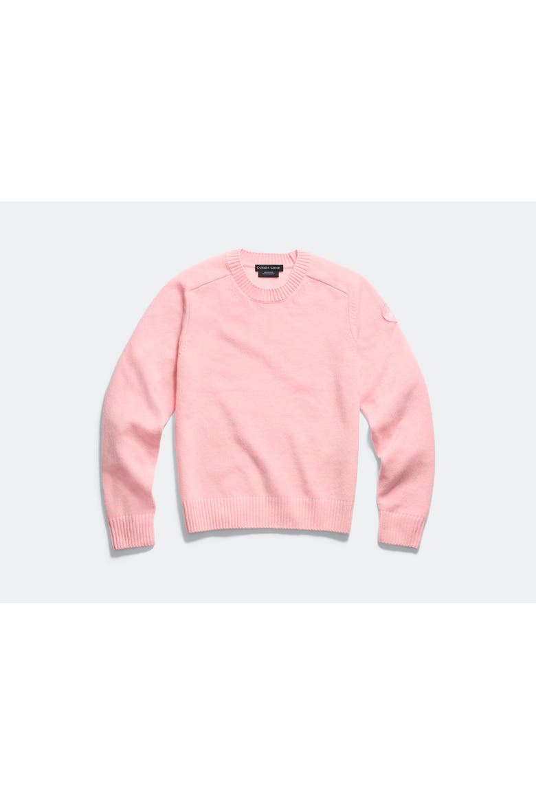Joffre Knit Crew, Alternate, color, Linnaea Rose