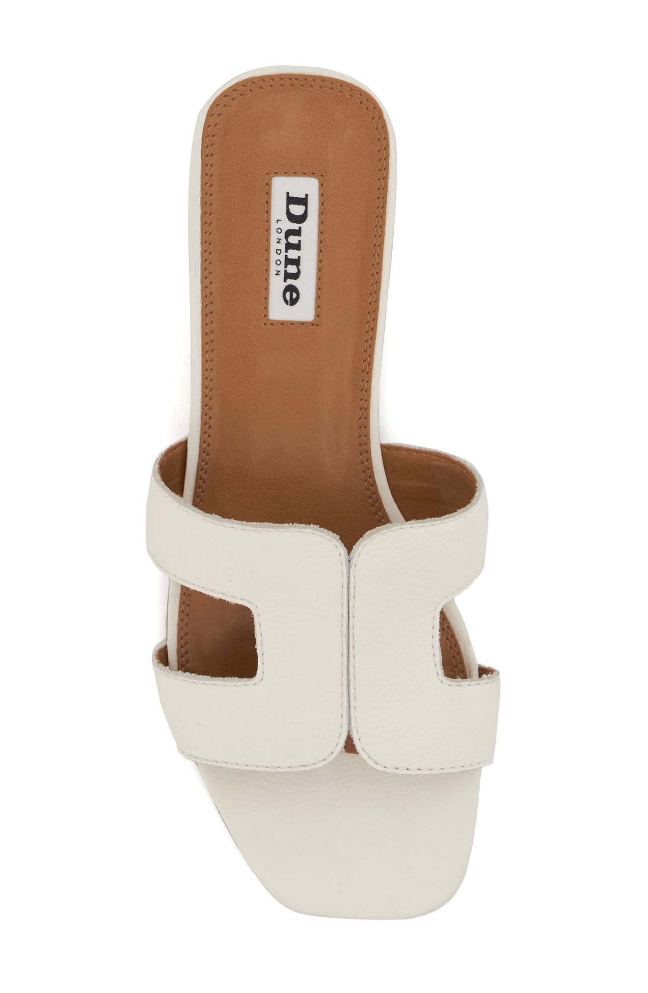Loupe Slide Sandal, Alternate, color, WHITE