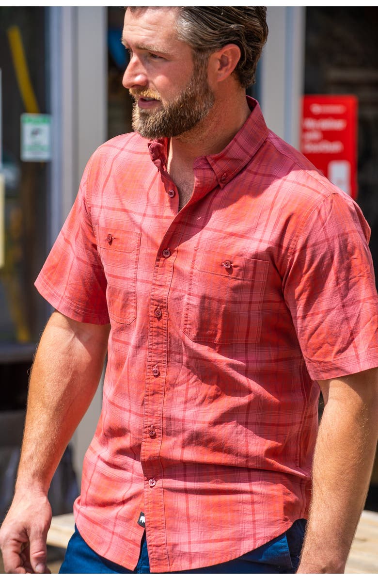 Mountain Khakis Dune Short Sleeve Woven Shirt, Alternate, color, Terracotta
