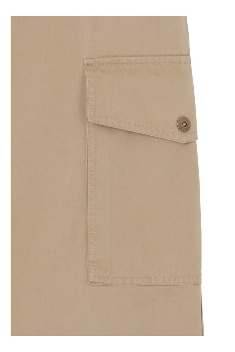 Cotton Twill Cargo Trousers, Alternate, color, Saltmarsh beige