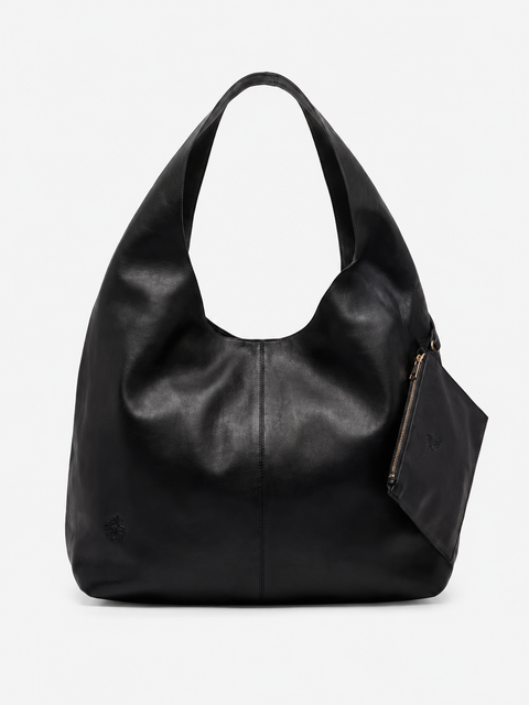 Zesta Leather Hobo Shoulder Bag