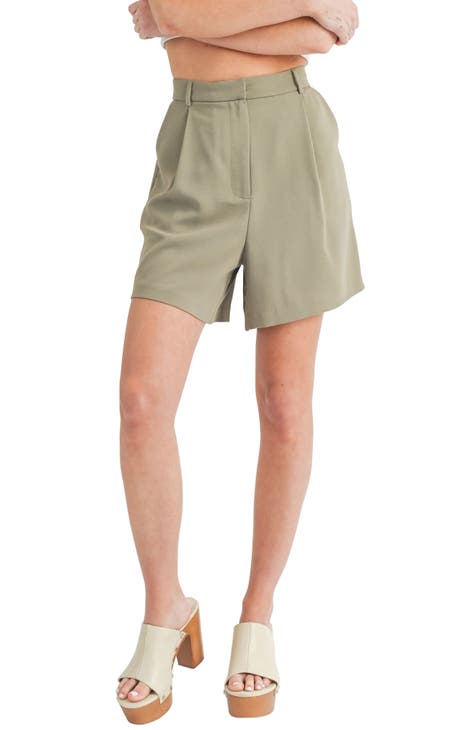 Pleated Shorts