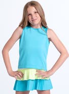 Lucky in Love Girls' Tie Break Tank Top
