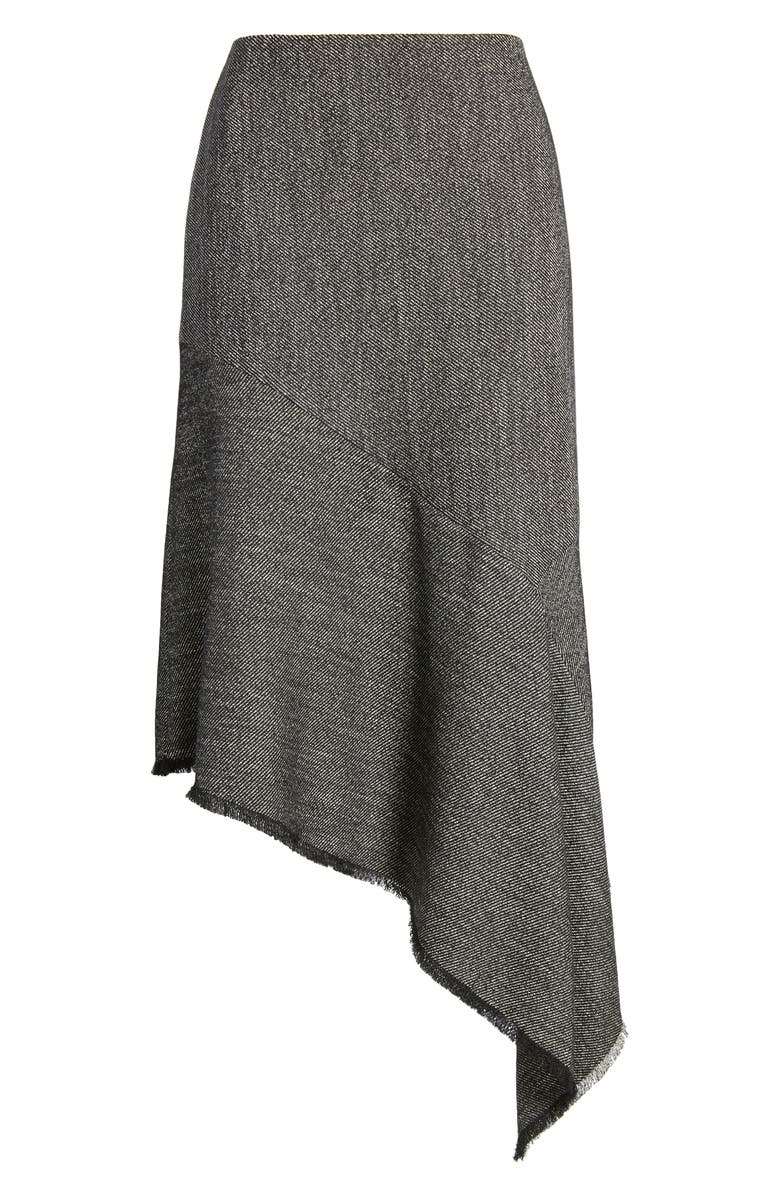 ZDNU ANNE KLEIN NEW YORK Anne Klein Asymmetrical Tweed Skirt, Alternate, color,