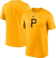 Nike Men's Nike  Gold Pittsburgh Pirates Legend Fuse Large Logo Performance T-Shirt