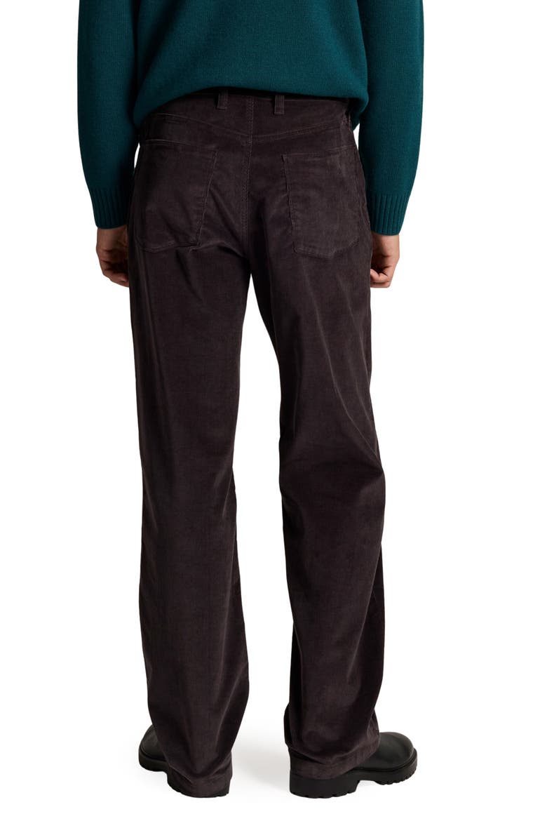 Relaxed Leg Five Pocket Corduroy Pants, Alternate, color, CARBON