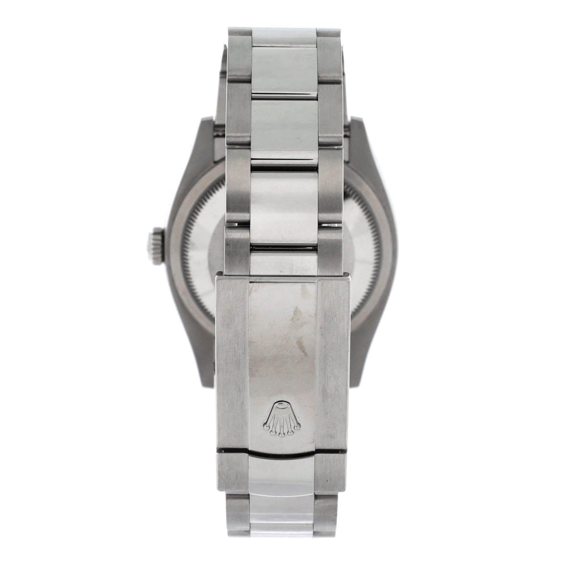 Oyster Perpetual Datejust Mint Green Automatic Watch Stainless Steel 36, Alternate, color, Metallic Silver