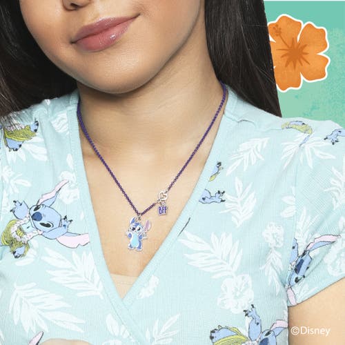 Disney Stitch Bff Necklace, Set Of 2 In Green