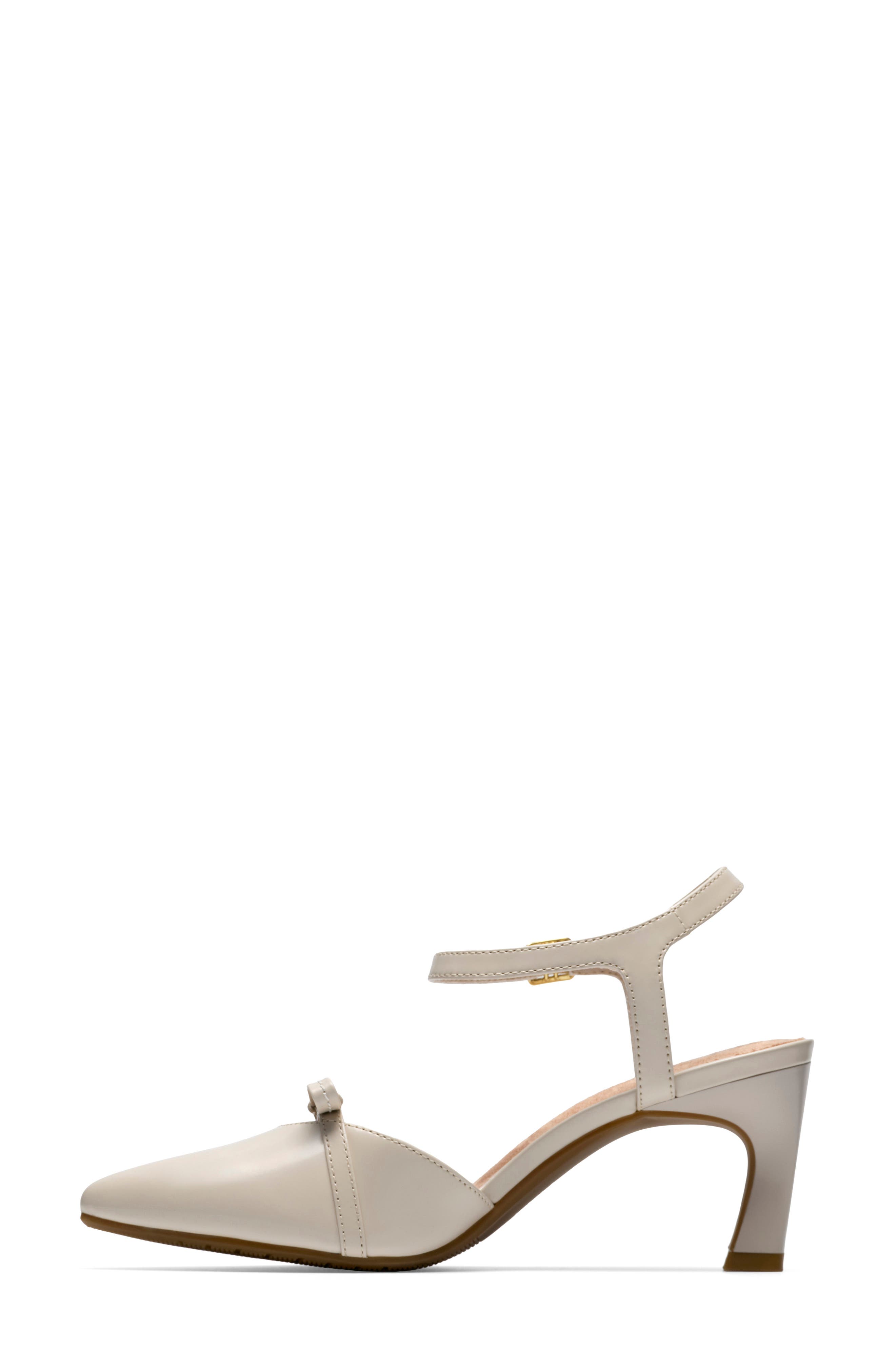 Tammitha Bar Leather Pump, Alternate, color, CREAM LEATHER