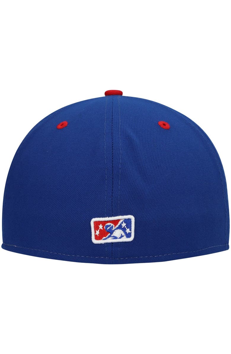 New Era Men's New Era White Iowa Cubs Authentic Collection Team Alternate 59FIFTY Fitted Hat, Alternate, color, 