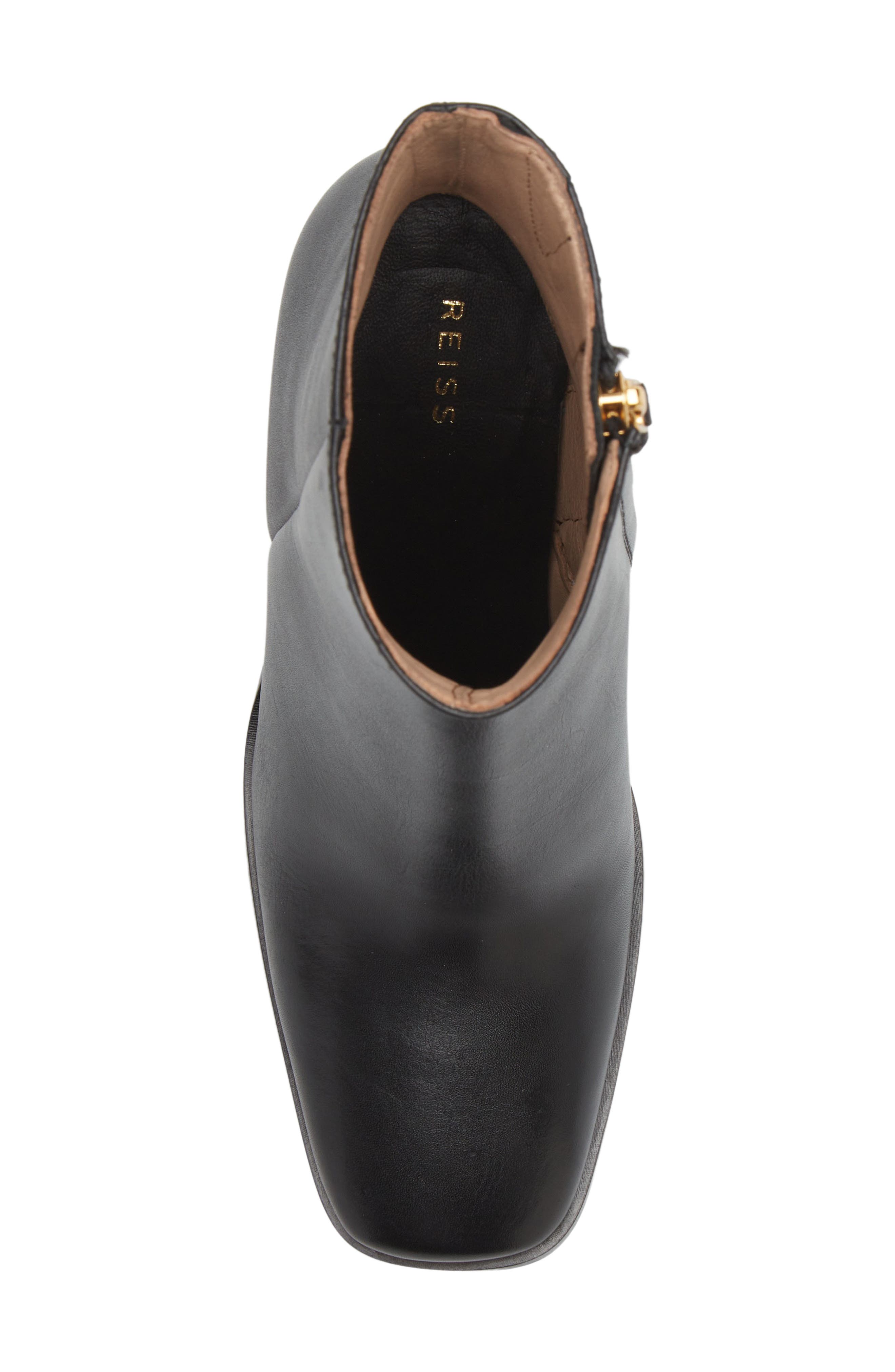 Reiss Casey Square Toe Bootie, Alternate, color, 