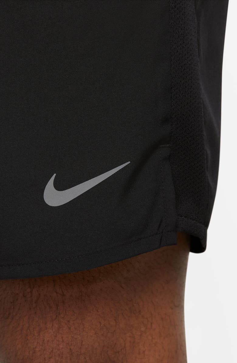 Nike Dri-FIT Challenger Athletic Shorts, Alternate, color, Black/ Reflective Silv