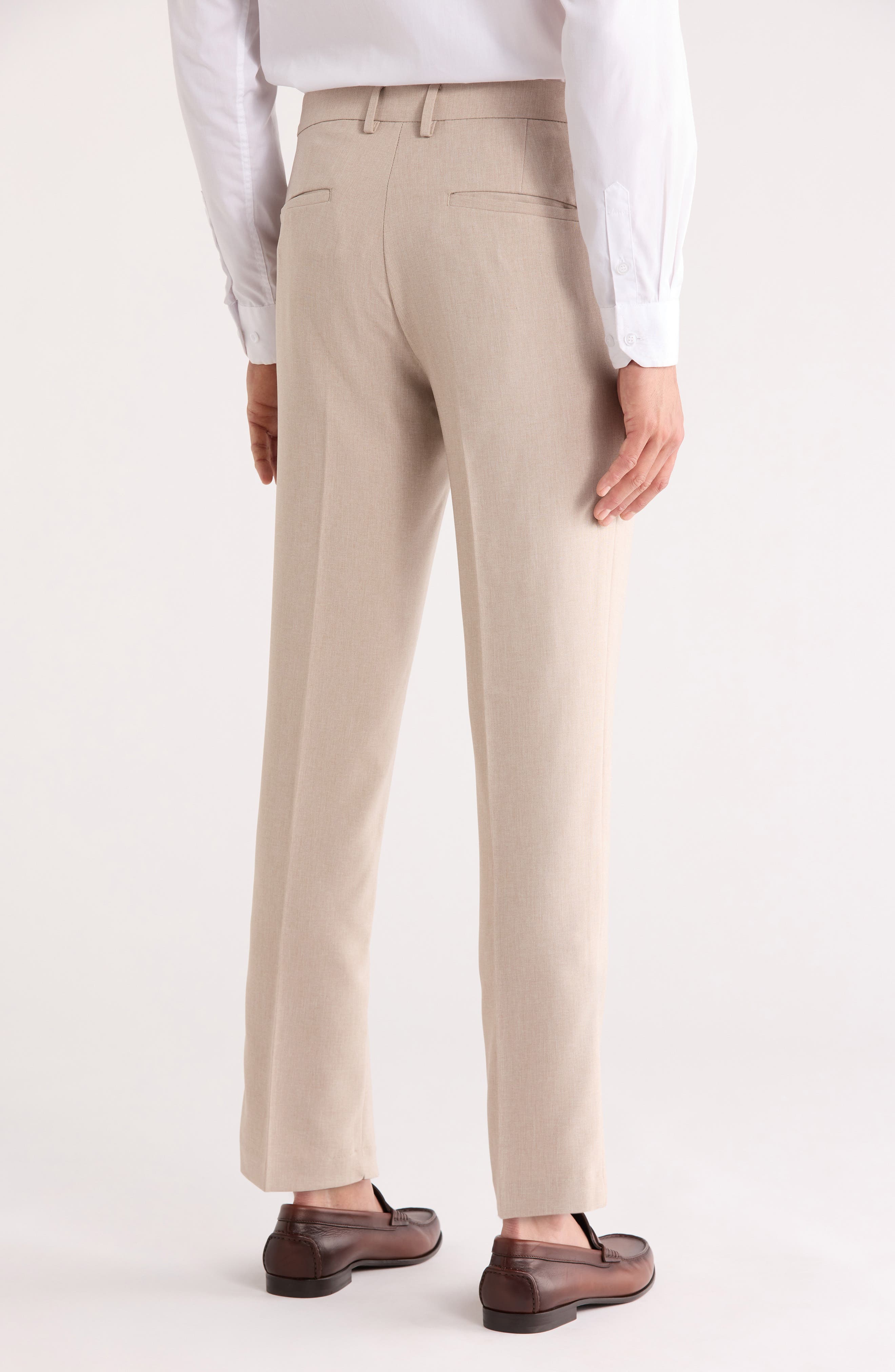 Flat Front Slim Fit Pants - image 2