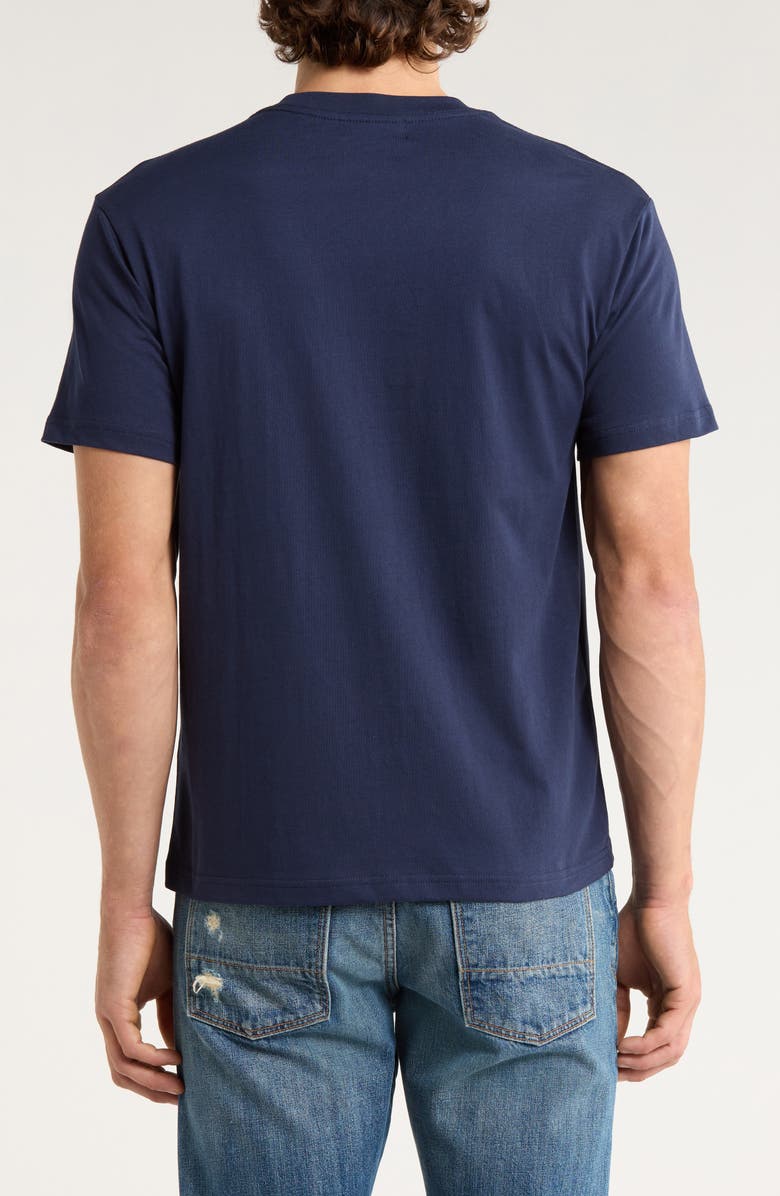 Museum of Peace & Quiet University Logo Graphic T-Shirt, Alternate, color, Navy