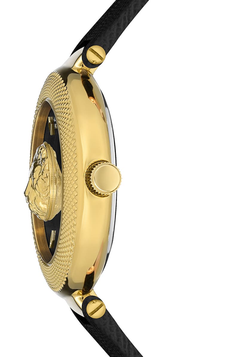 VERSUS Versace Brick Lane Quartz Leather Strap Watch, 36mm, Alternate, color, 