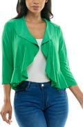 Nina Leonard Chiffon Ruffle Bolero