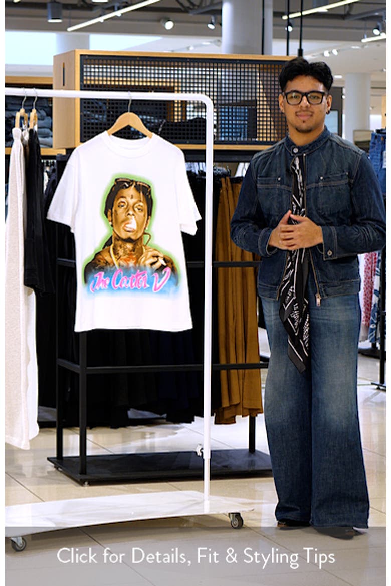Oversize Lil Wayne The Carter V Graphic T-Shirt video