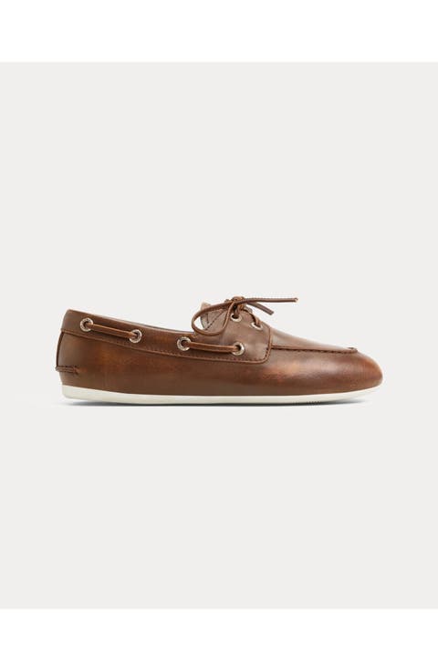Sperry Slimboat "Distress" Leather Boat Shoe