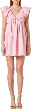 Endless Rose Bow Detail Minidress