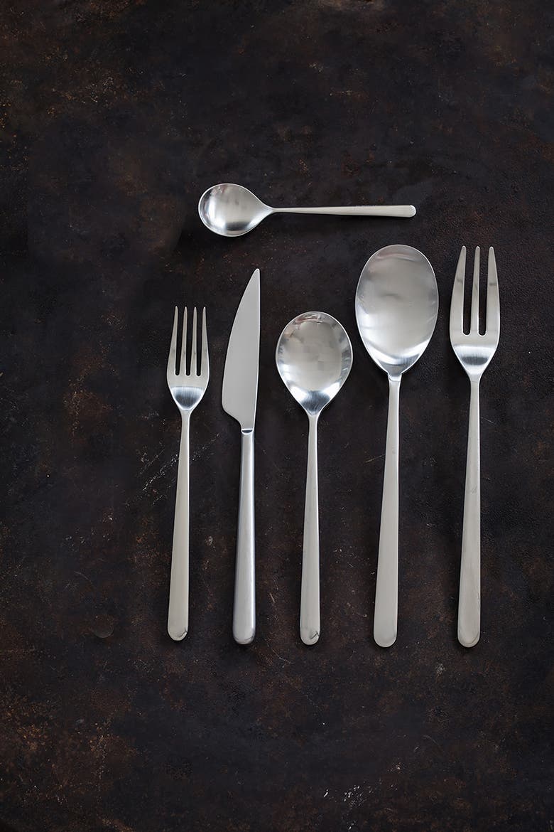 Linea Flatware Set - 67 Pieces, Alternate, color, Ice