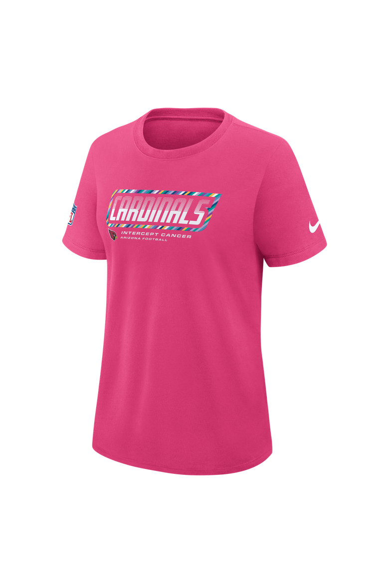 Women's Nike  Pink Arizona Cardinals 2026 NFL Crucial Catch Tri-Blend Dri-FIT T-Shirt, Alternate, color, Pink