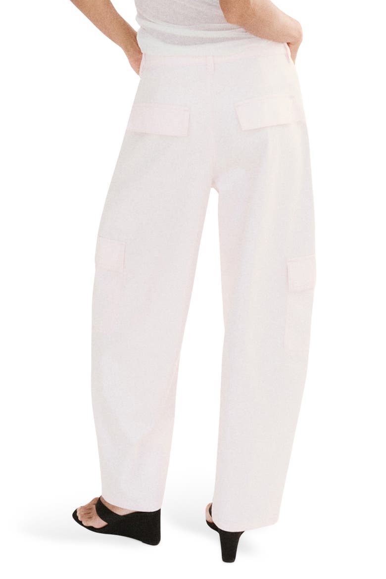 Wide Leg Cargo Jeans, Alternate, color, PASTEL PINK