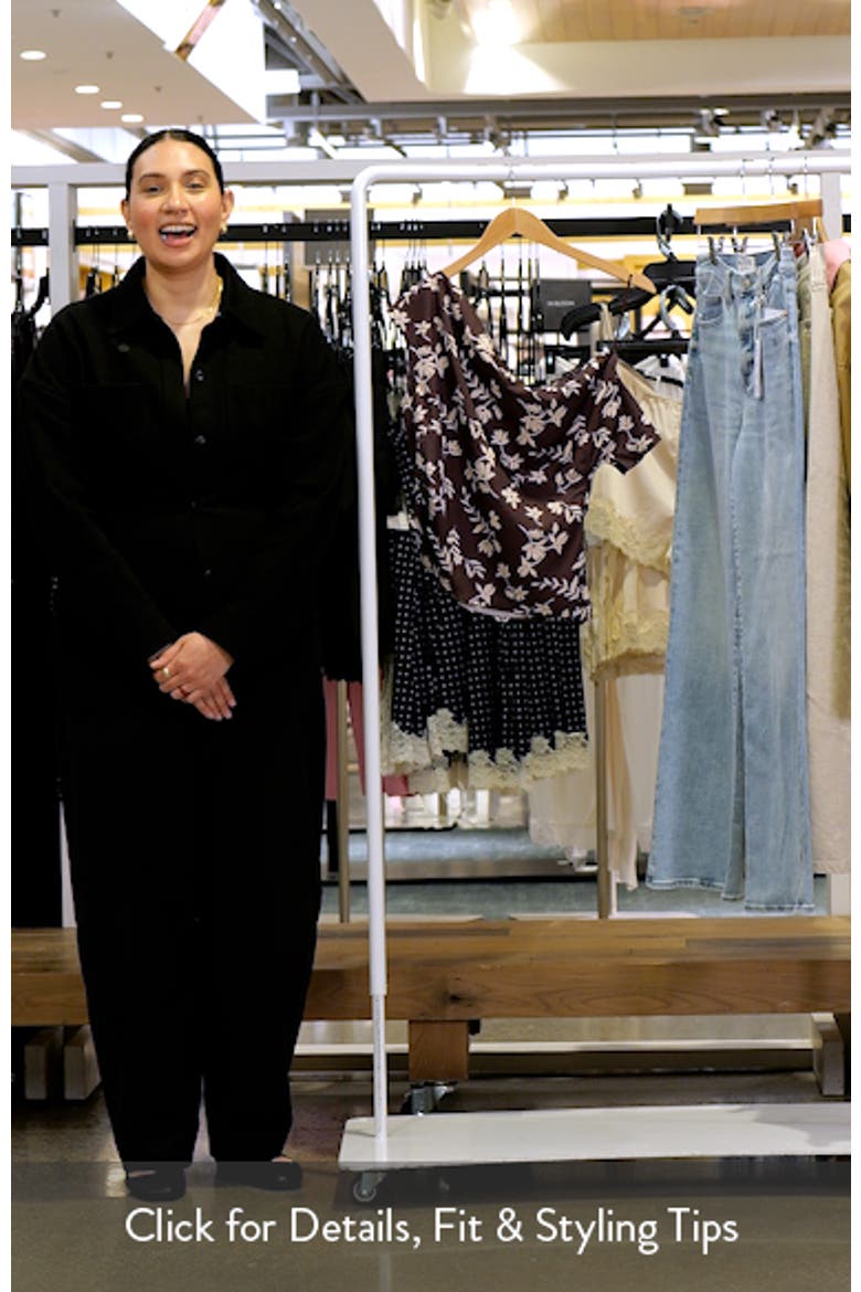 Romola Ruched One-Shoulder Top video