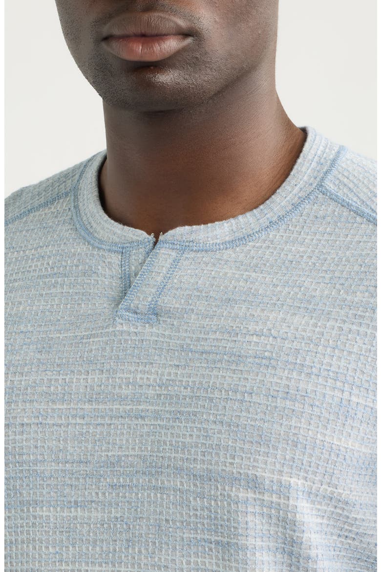 Fairmonte Abaco Reversible Notch Neck Sweatshirt, Alternate, color, DOCKSIDE BLUE HEATHER