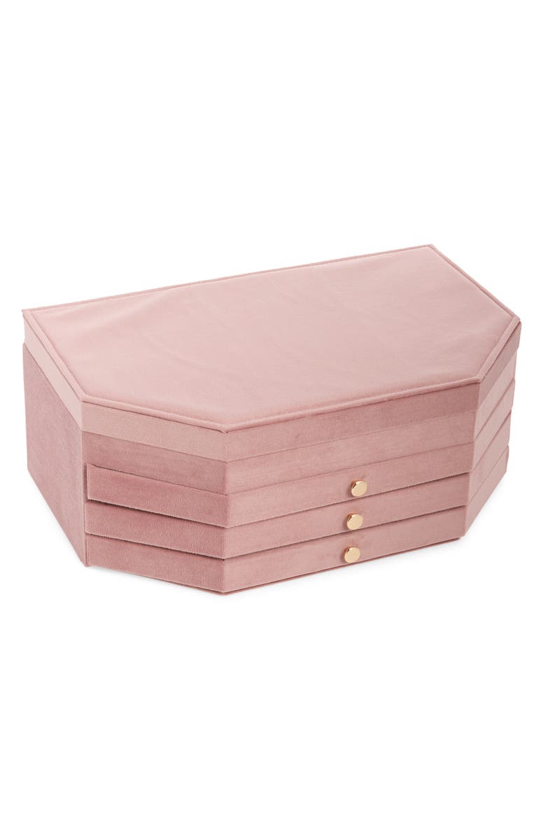 Nordstrom Velvet Vanity Jewelry Box, Main, color, 
