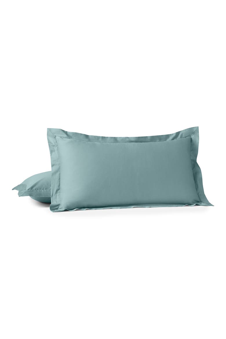 Cloud Soft Organic Cotton Sateen Sham, Alternate, color, PACIFIC BLUE