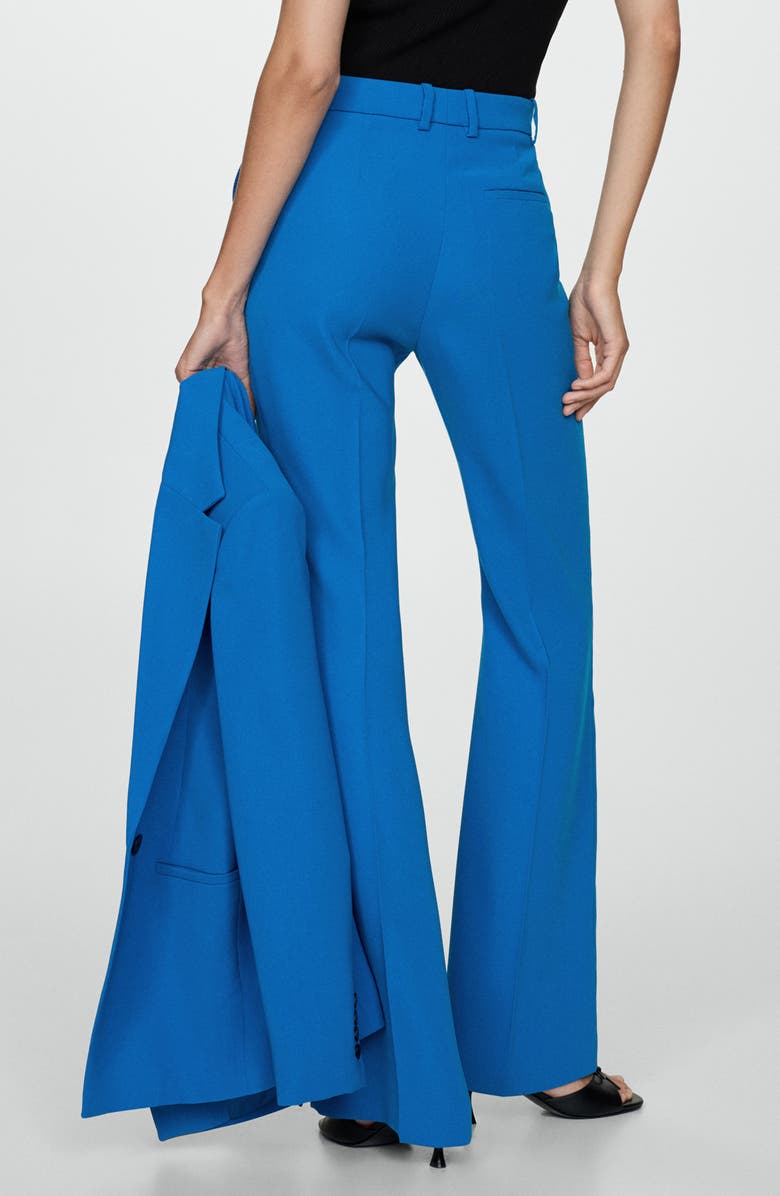 MANGO Wide Leg Pants, Alternate, color, Blue