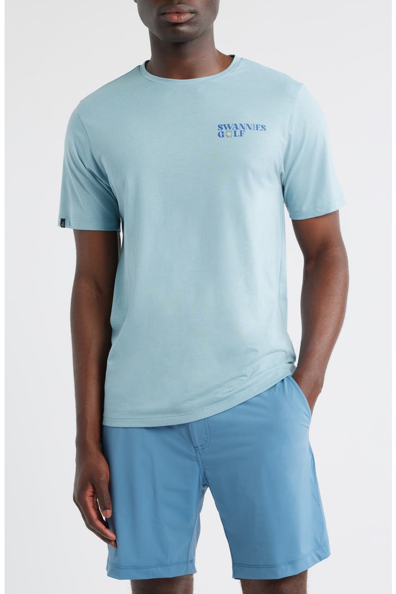 Ham & Eggs Graphic T-Shirt, Main, color, SLATE BLUE