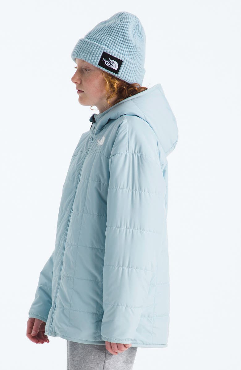 The North Face Kids' Shasta Water Repellent Reversible Hooded Jacket, Alternate, color, Polar Haze