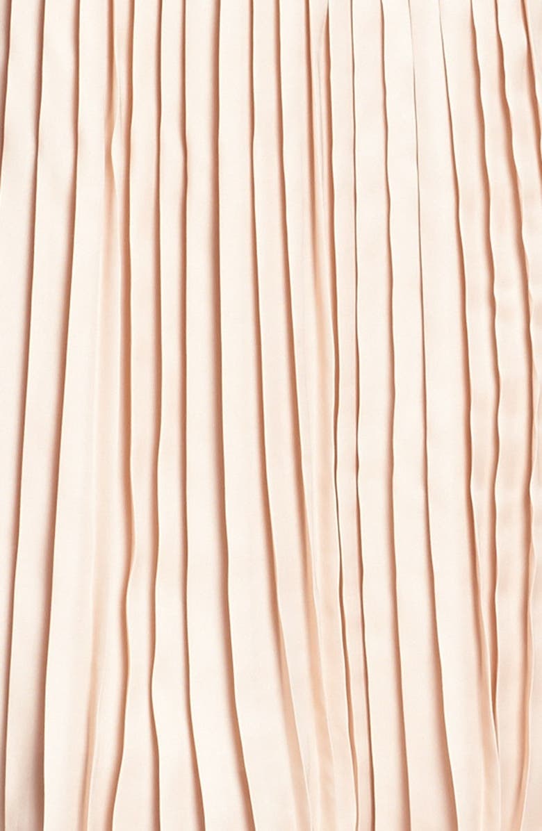 BB Dakota by Steve Madden BB Dakota Faux Leather Bodice & Pleated Skirt Dress, Alternate, color, 