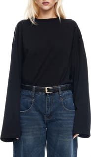 LIONESS Bloom Long Sleeve Knit Shirt