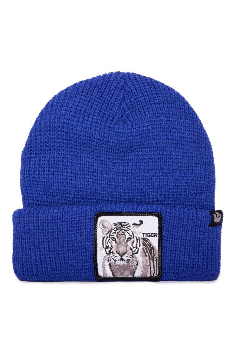 Stripes Earned Beanie, Main, color, ROYAL BLUE