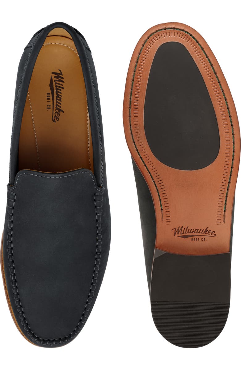 Milwaukee Boot Company Dells Loafer, Alternate, color, Midnight